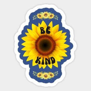 Be Kind Sunflower Sticker